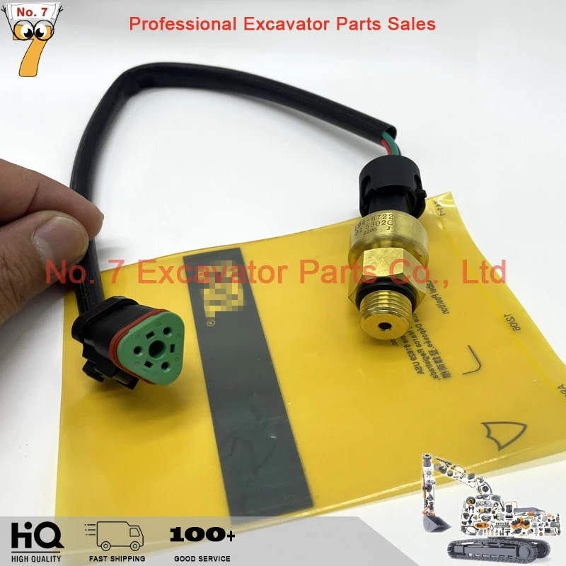 

Датчик давления Caterpillar C13 194-6722 1946722, аксессуары для ЭКСКАВАТОРА CAT, переключатель атмосферного давления с кабелем
