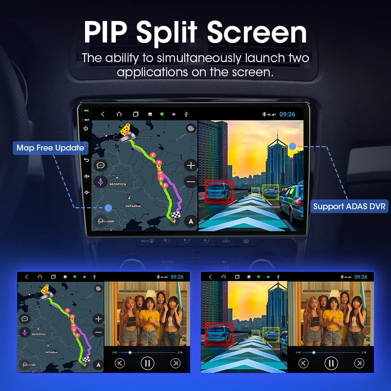 Автомагнитола 2 Din Android 11 для Skoda Octavia A5 2008 - 2013 мультимедийный плеер навигация GPS
