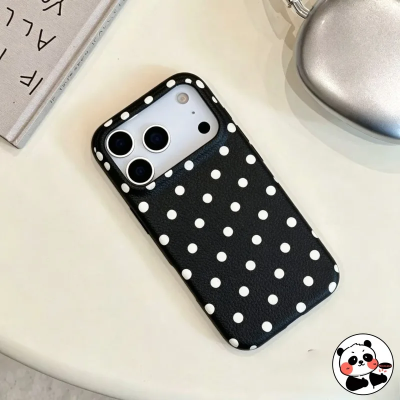 Фото Милый чехол для телефона с рисунком в горошек для Huawei Nova 9 Pro SE 8 7 6 5 Pro Mate 40E 30 30E Pro, простой кожаный чехол в стиле Ins, роскошный мягкий чехол №1