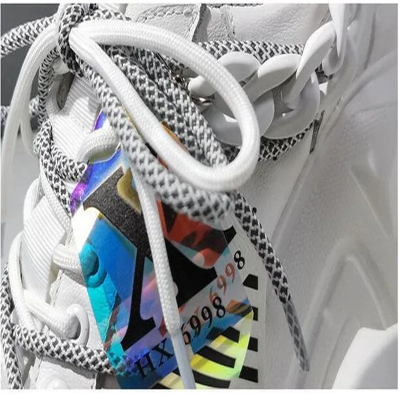 White Women Shoes New Chunky Sneakers For Women Lace-Up White Vulcanize Shoes Casual Fashion Dad Shoes Platform Sneakers Basket