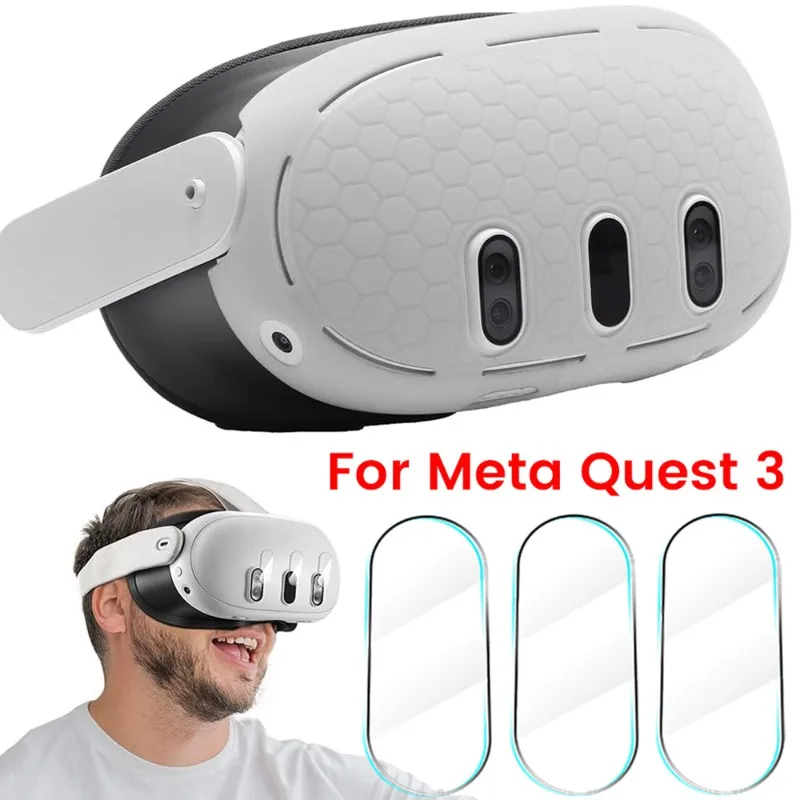 

Прозрачная защитная пленка для объектива камеры Meta Quest 3 HD, прочные Защитные пленки для защиты от падения для аксессуаров Meta Quest 3 VR