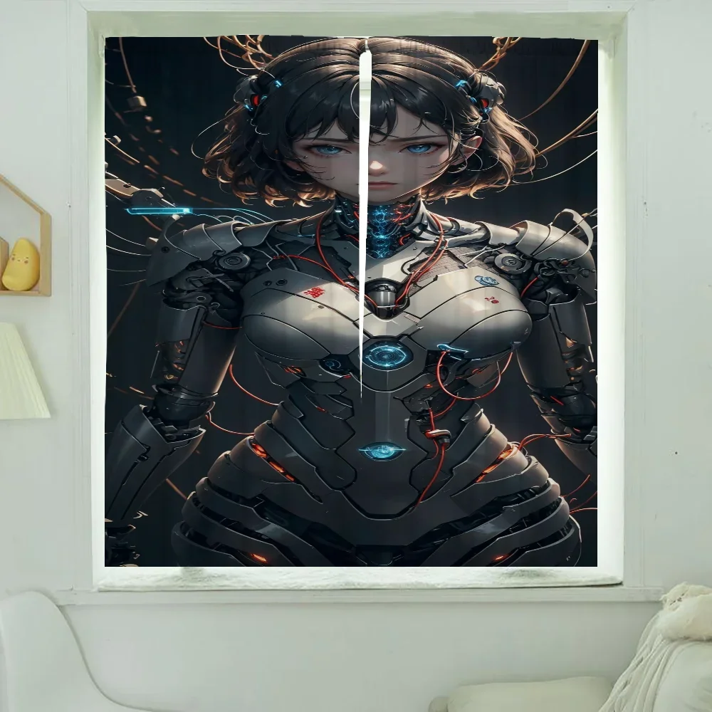 Домашние интерьерные кухонные шторы для гостиной 2 шт. светонепроницаемые