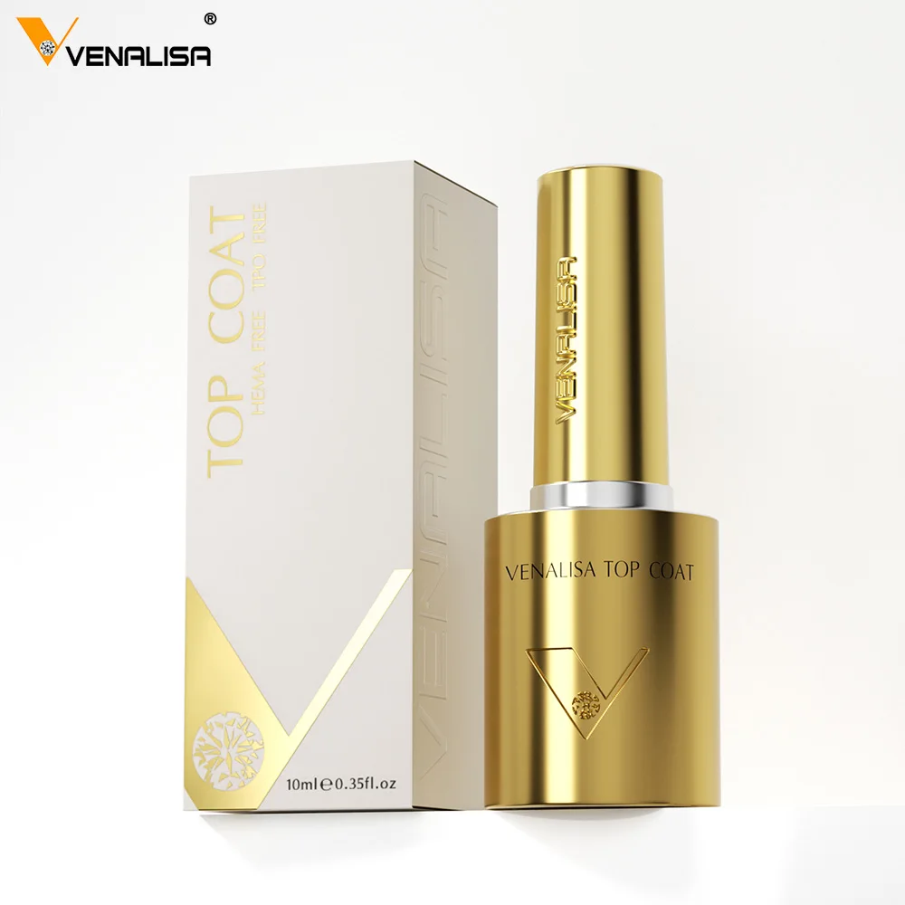 Фото 1/2/3 шт. Venalisa 10 мл Diamond Ultra Glossy Nowipe Верхнее покрытие Стандарт ЕС TPO FREE Soak Off УФ-светодиодный гель-лак для ногтей Маникюр для ногтей №3