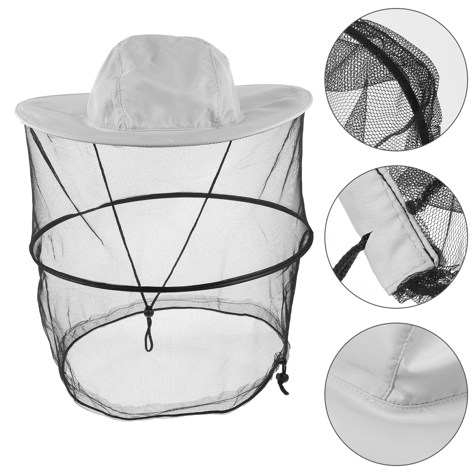 

2pcs Bee Keeper Hat Portable Beekeeper Hat Professional Head Net Hat Beekeeper Accessory