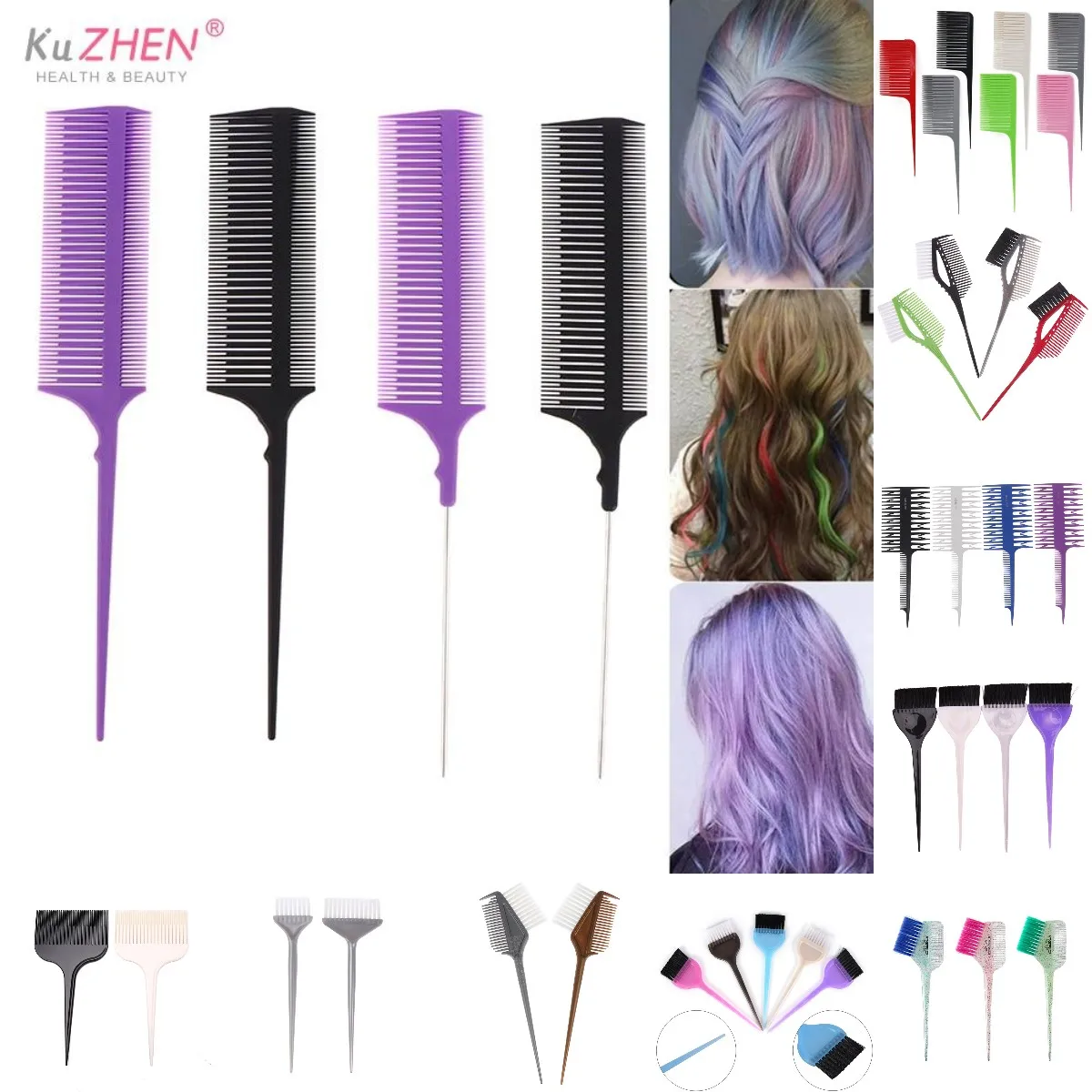 Многофункциональная Расческа для окрашивания волос профессиональная расческа