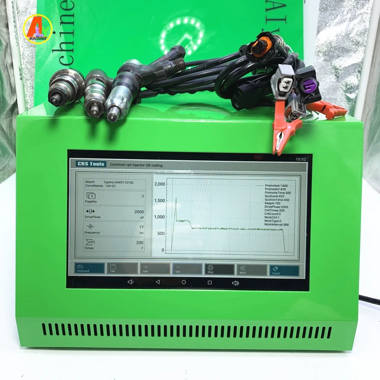AM-QR2000 Система запроса QR-кода инжектора Common Rail для BOSCH DENSO DELPHI VDO