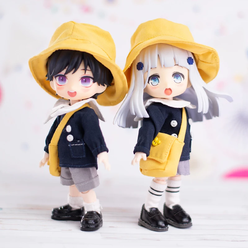 

OB11 doll clothes for OB11 GSC P9 1-12 size bjd cute kindergarten suit doll accessories (four points)