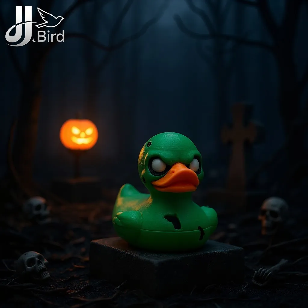 

Зомби-утка фигурки пластик