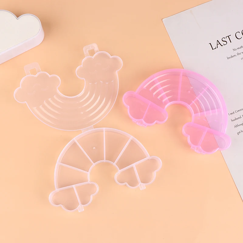 Радужная пластиковая шкатулка для хранения ювелирных изделий