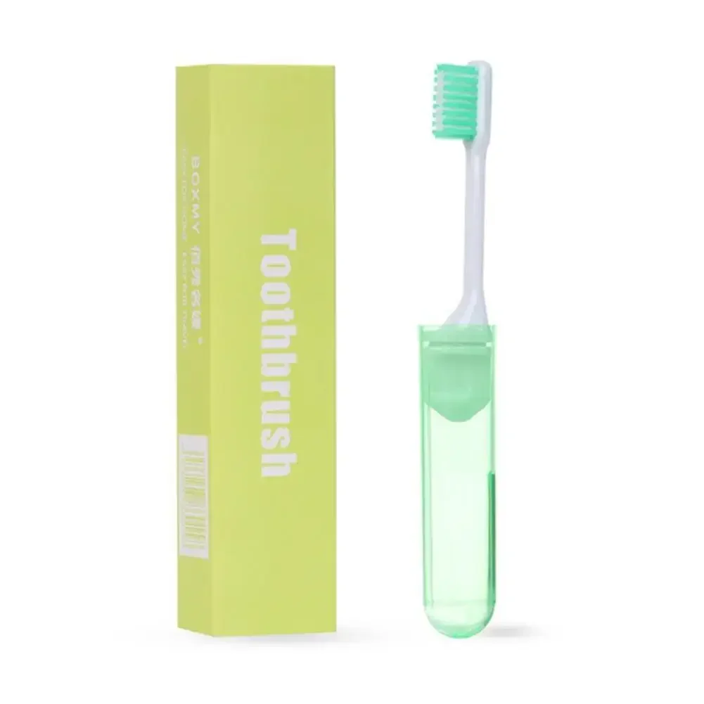 Портативная складная зубная щетка с супермягкой щетиной