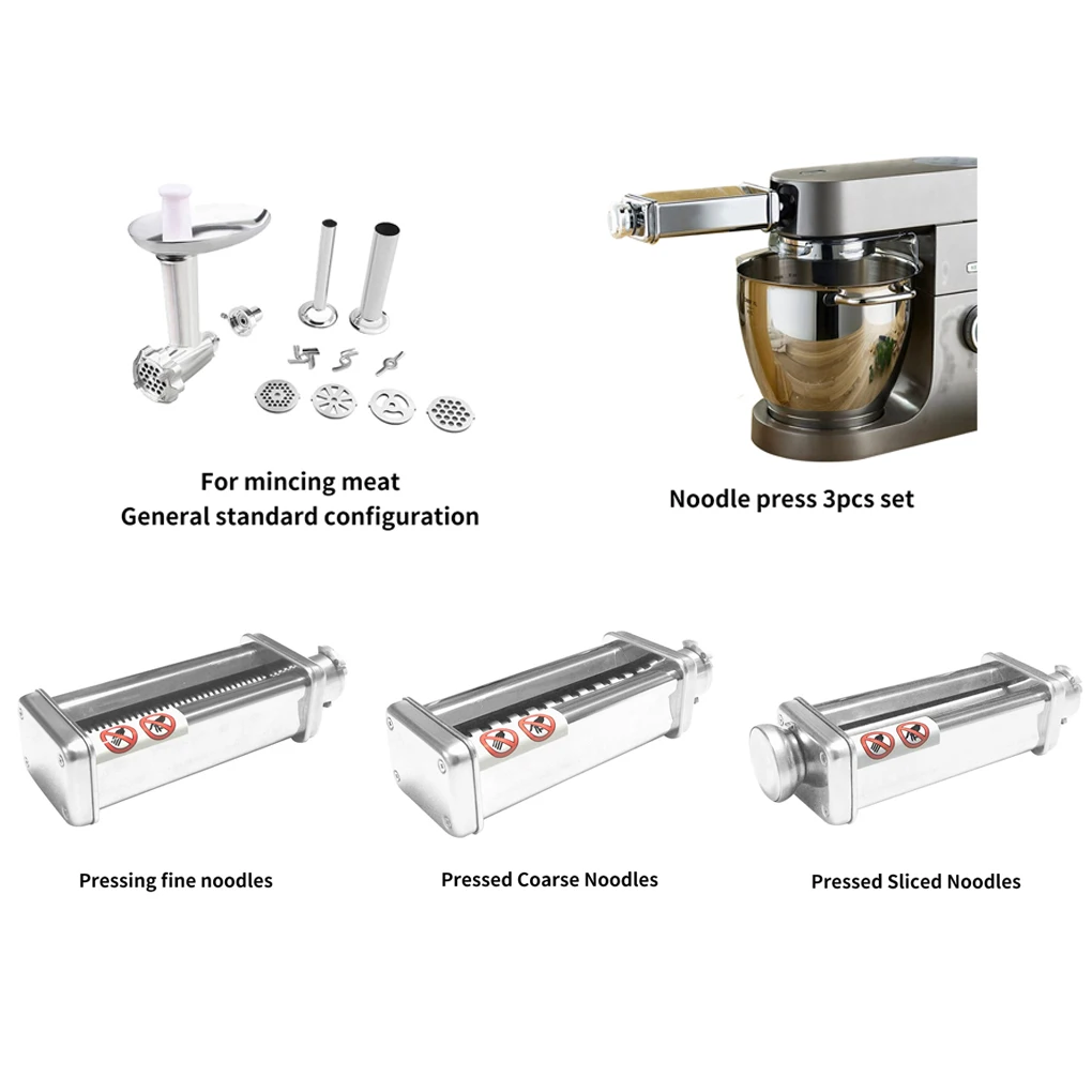 

Metal Food Grinder Household Stainless Attachment Restaurant Grinding Device Multi-functional Rustproof Kitchen Tools
