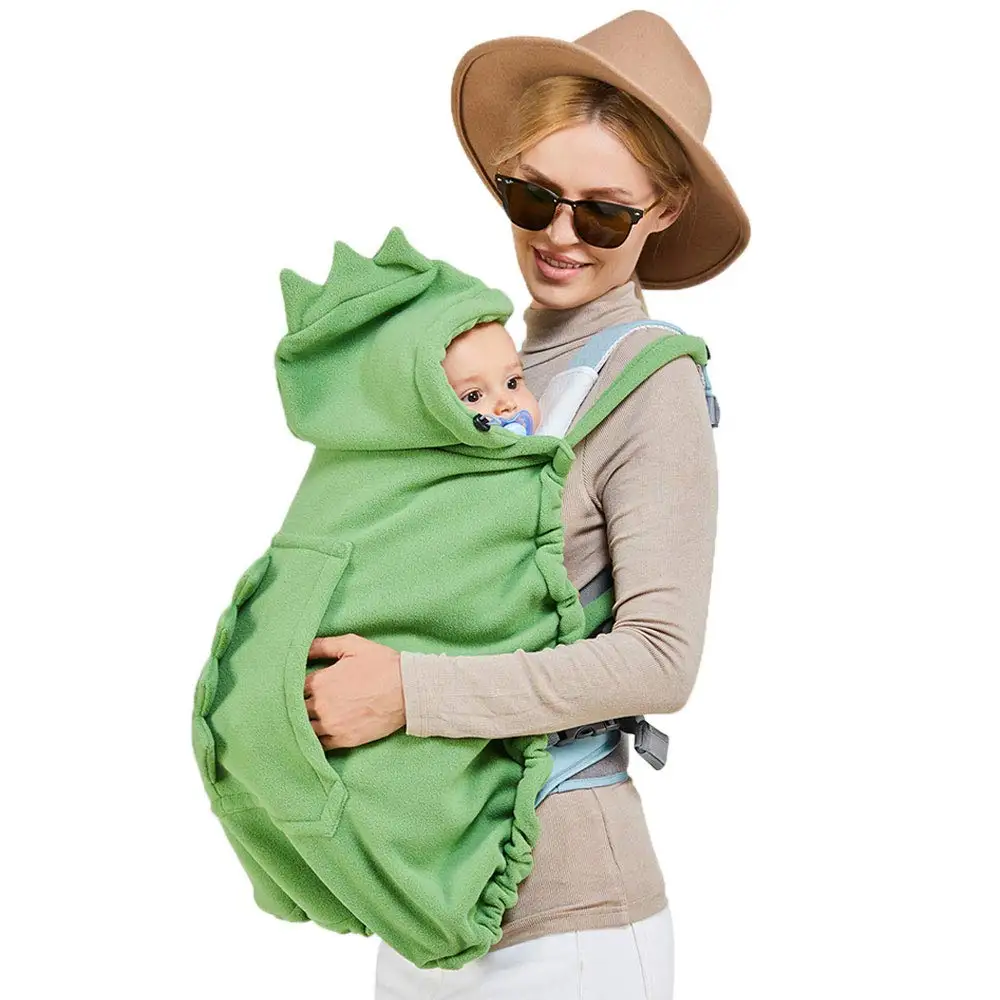 

Baby Carrier Cover Hooded Stretchy Cloak Multifunctional Baby Cartoon Cloak Windproof Newborn Thicken Warm Stroller Cover