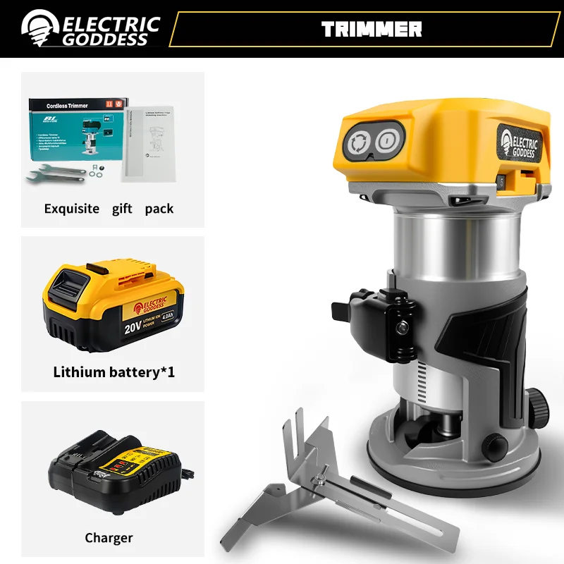 

Бесщеточный электрический триммер ELECTRIC GODDESS 6 мм для DeWalt 20 В