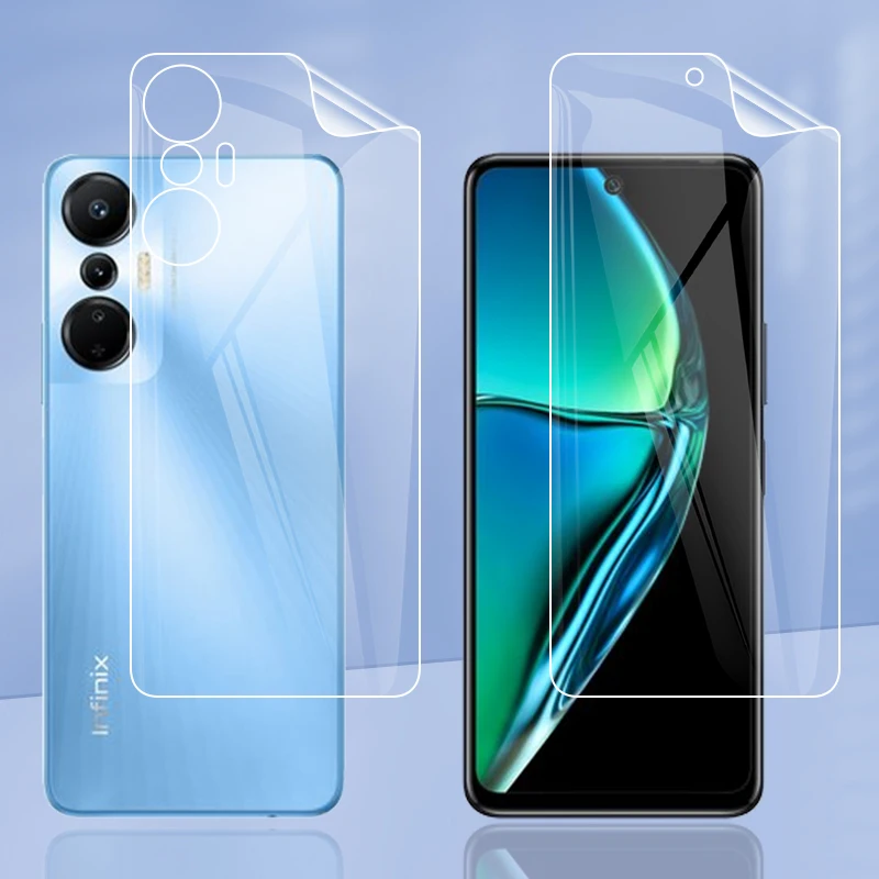 Для Infinix Note 12 Note12 Pro 5G 4G прозрачная ТПУ/матовая Гидрогелевая Защитная пленка для экрана с защитой от отпечатков пальцев