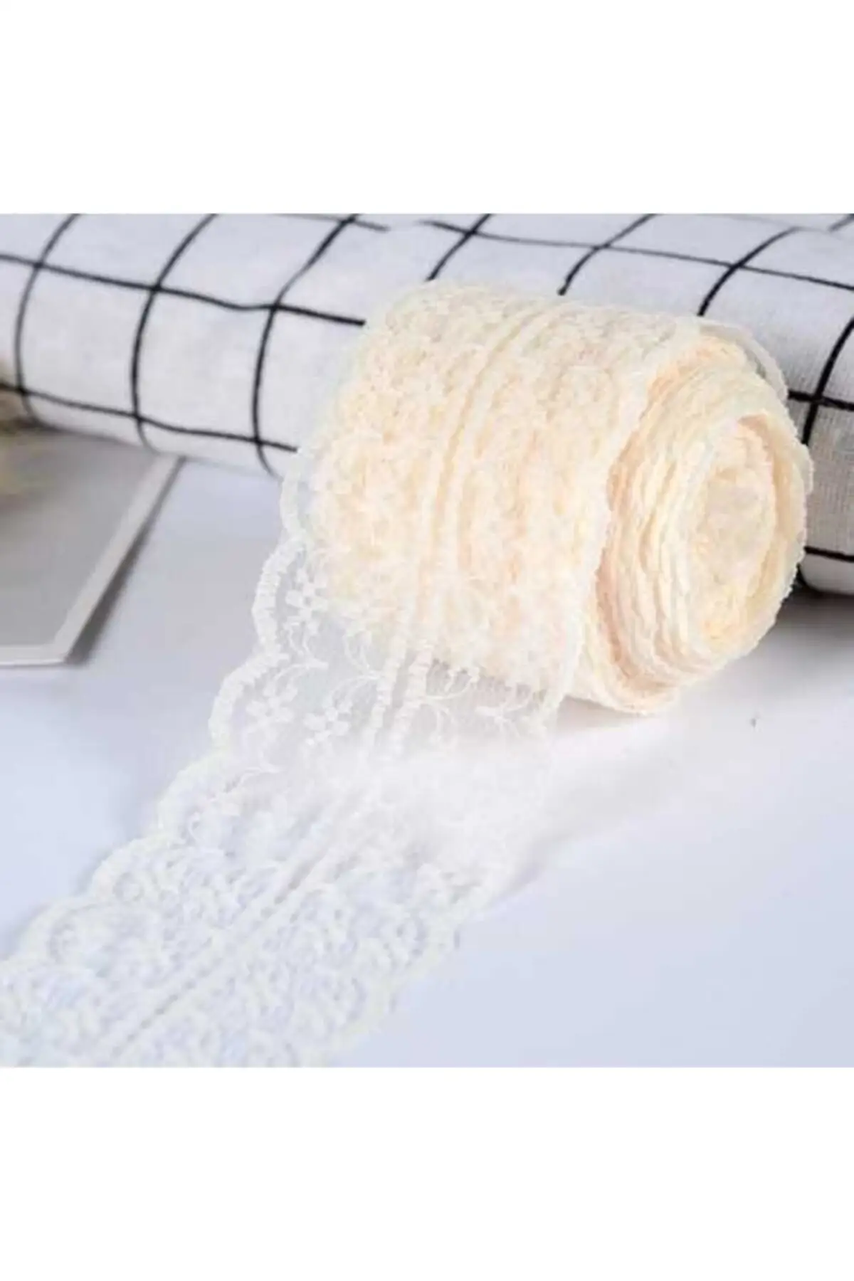 

Cream color lace ribbon 4 Cm hobby supplies & entertainment life