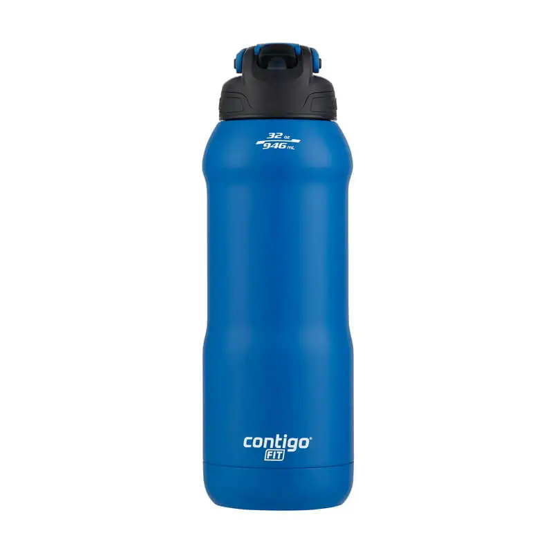 

Steel AUTOSPOUT Water Bottle with Straw, Amp, 32 fl oz.