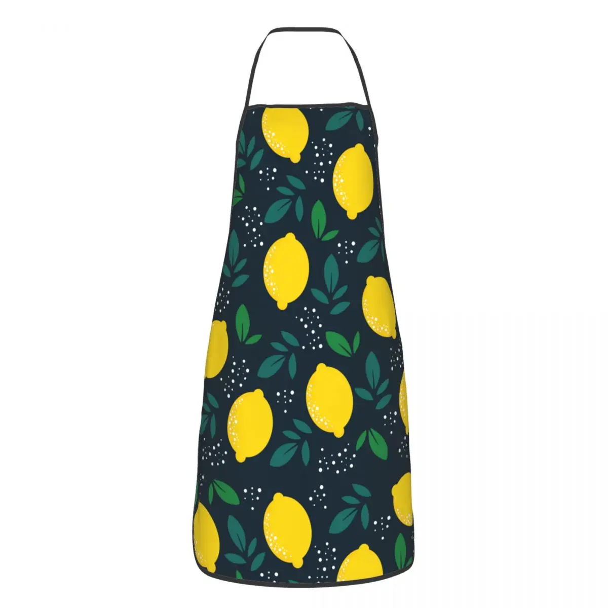

Cute Fruit Lemon Polyester Aprons 52*72cm Kitchen Cuisine Bib Tablier Florist Artisan Pinafores for Chef Barista