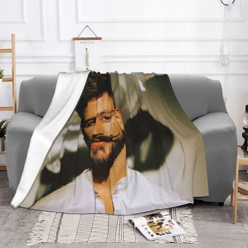 

Camilo Singer Fleece Printed Portable Soft Throw Blankets For Home Car Plush Thin Quilt