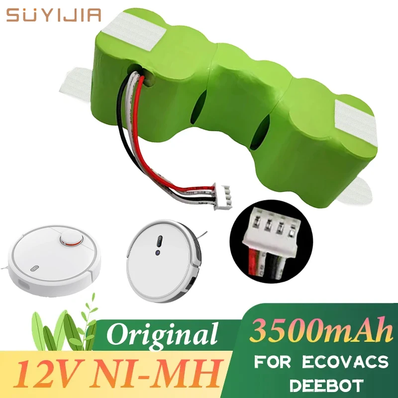 

Сменная никель-металлогидридная батарея 12 В DE55 Для Ecovacs Deebot DE5G DD35 DG710 DM88 для Deebot 610 901 902, комплект батарей для робота-пылесоса и т. д.