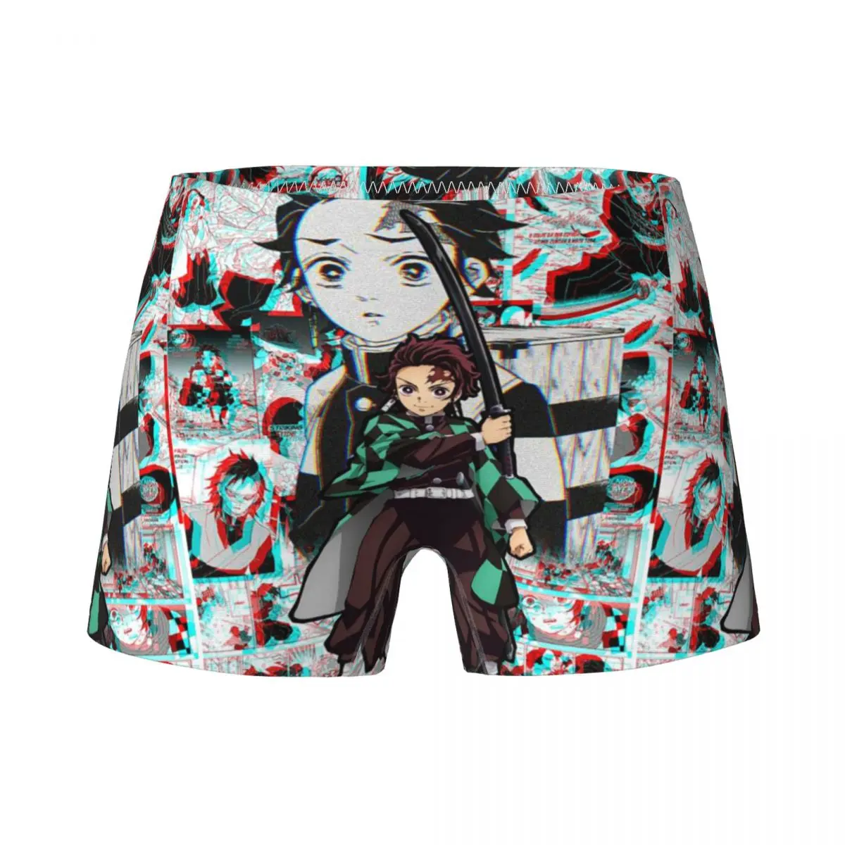 

Manga Style Children's Girls Underwear Kids Boxer Briefs Soft Cotton Teenage Panties Demon Slayer Underpants Size 4T-15T