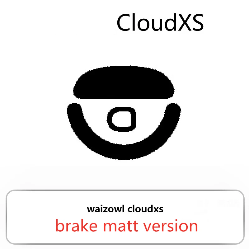 1 комплект ультразвуковых коньков для мыши для Waizowl CloudXS, глушитель скорости управления тормозом, версия ICE, ковзающие ножки для мышей, PTFE 0,75 мм (art.: 3920ccfa8453c) - 3920ccfa8453c