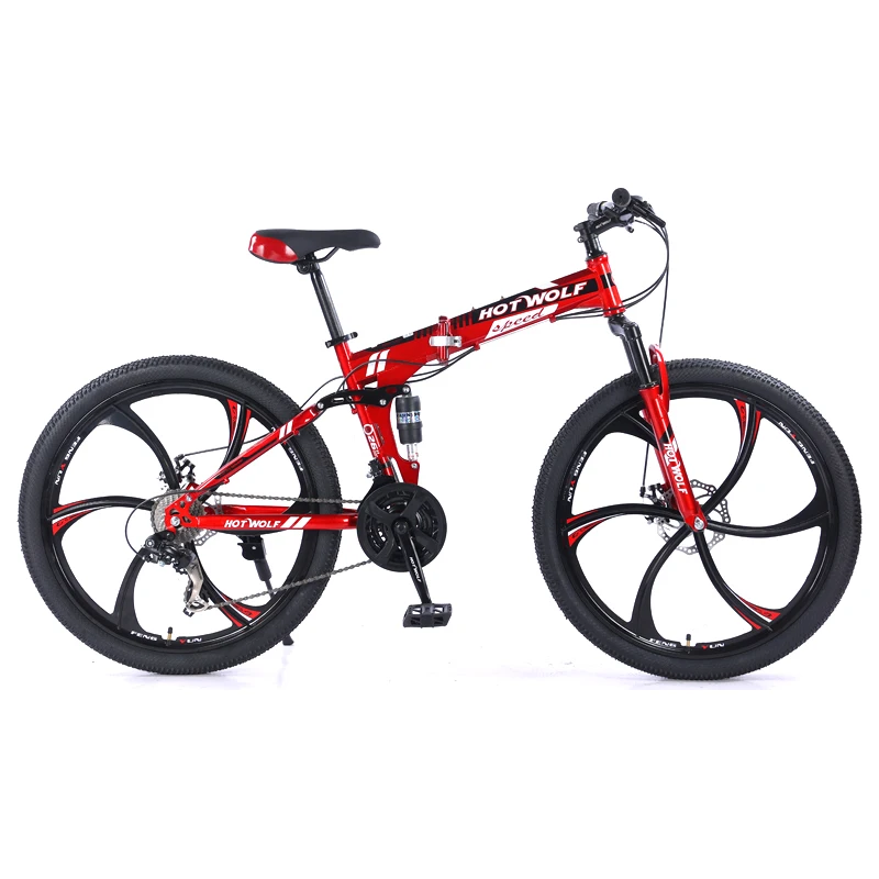 Велосипед 26-дюймовый складной горный велосипед 21-скоростной мужской взрослый