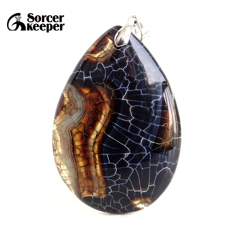 

Высококачественное ожерелье с подвеской из натурального драгоценного камня и агата из Ботсваны, оптовая продажа, бижутерия для женщин и мужчин, ювелирные изделия BK337