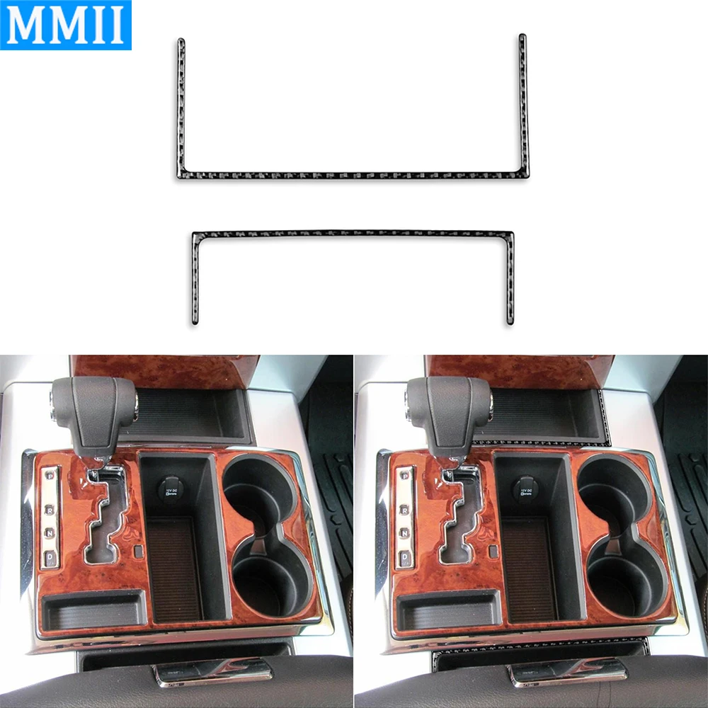 

Для Dodge Ram 1500 2009-12, Центральная навигация из углеродного волокна, задняя крышка автомобиля, аксессуары для интерьера, наклейка