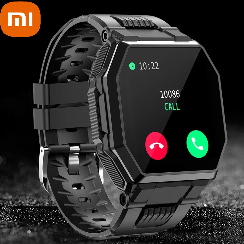 

xiaomi New Full Touch Smart Watch Bluetooth Call Men Sport Fitness Tracker Music Control Blood Pressure Heart Rate Smartwatch