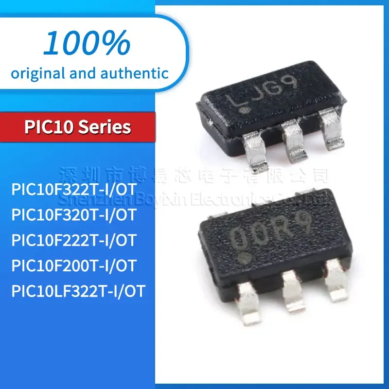 PIC10F322T PIC10F320T PIC10F222T PIC10F200T PIC10LF322T-I/OT ...