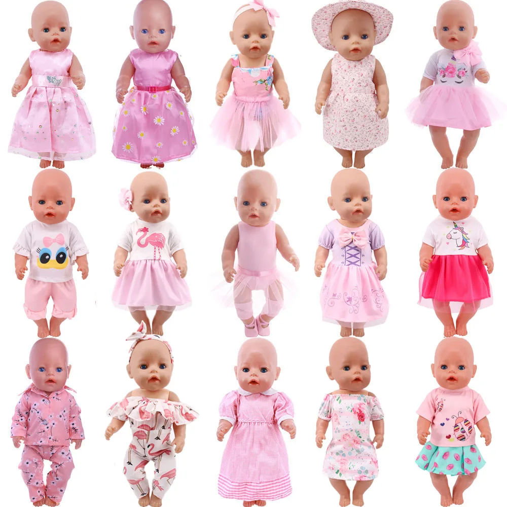 For Baby 43cm & 18 Inch American Doll Girls,our Generation,baby New Born Accessories,gift For Girls