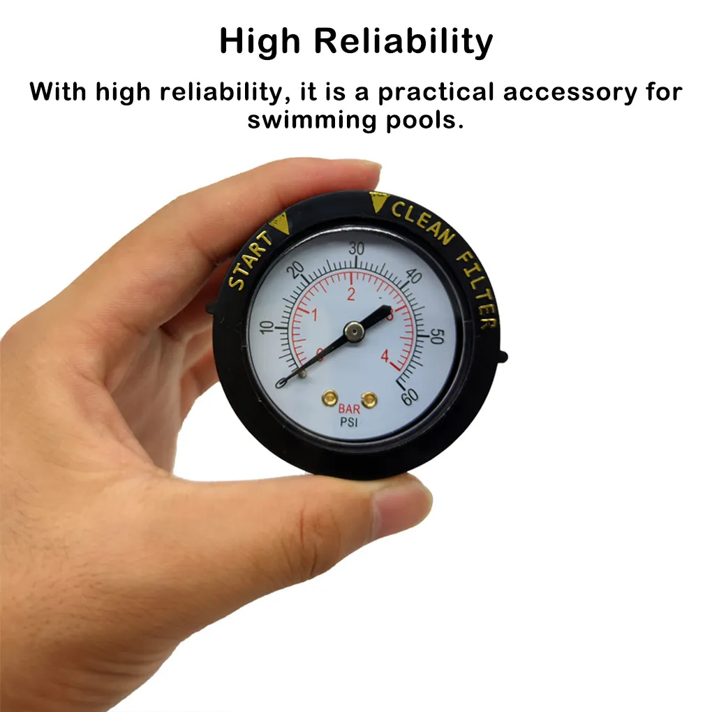 

Cylinder Gauges Filter Plastic Sand Tank Heads Pool Pressure Gauge