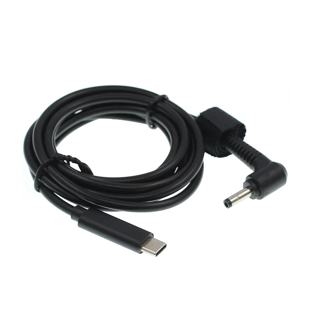 

Type-C to 4.0x1.7 line PD lipstick power fast charging cable is suitable for Lenovo Yoga S740 computer