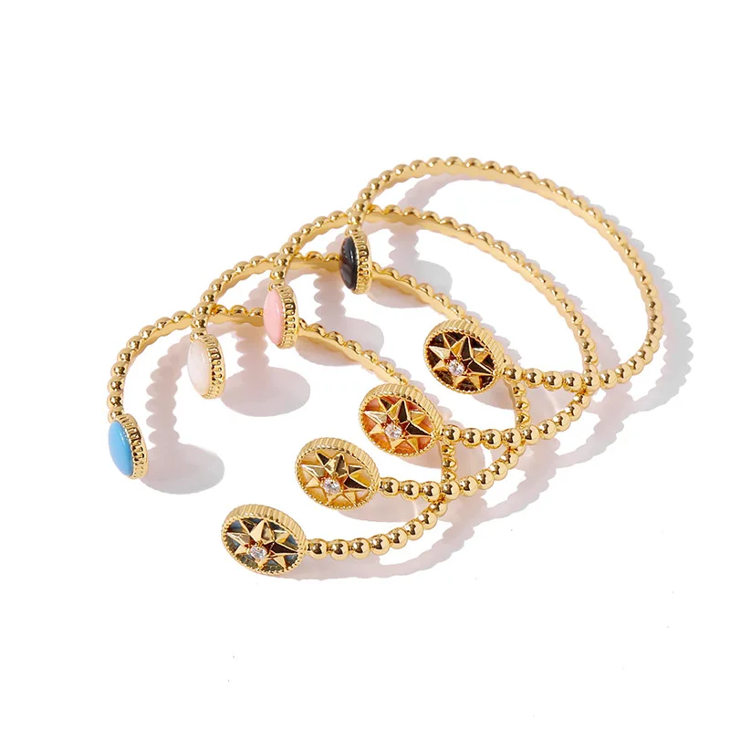 

Euramerican Fashion Lucky Octagonal Open Bracelet