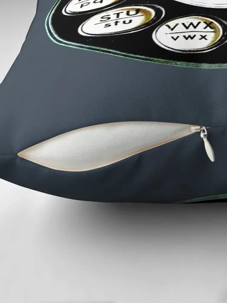 Телефон с вращающимся циферблатом в стиле ретро винтажная диванная подушка для