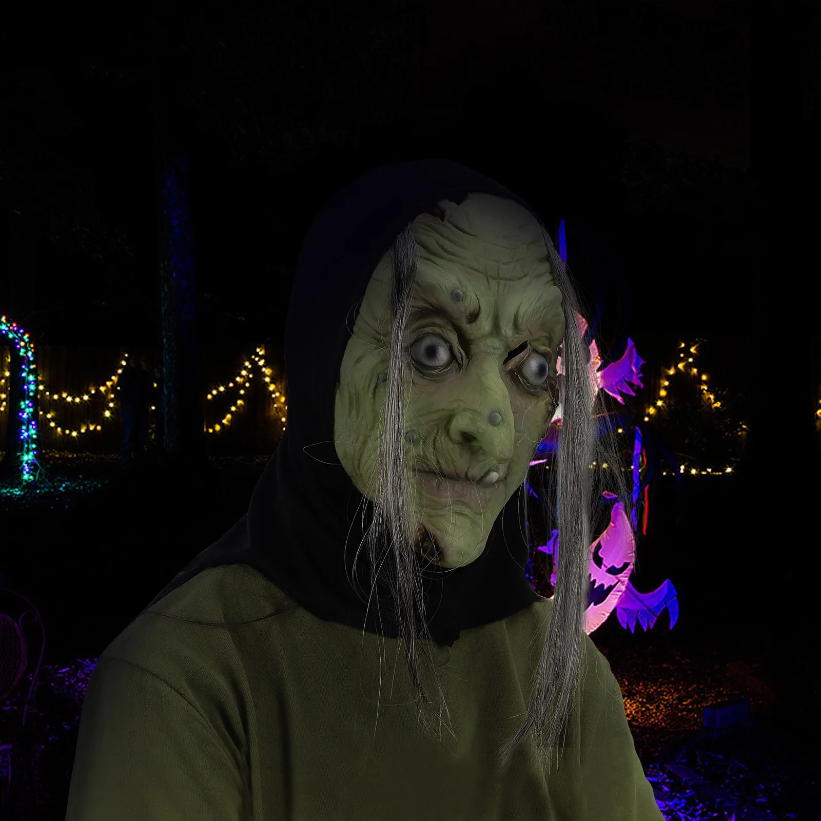 

Маска на Хэллоуин, креативный Забавный головной убор в виде старой ведьмы, реквизит для выпускного вечера, латексная страшная маска, реквизит для косплея, Карнавальная необычная женская маска