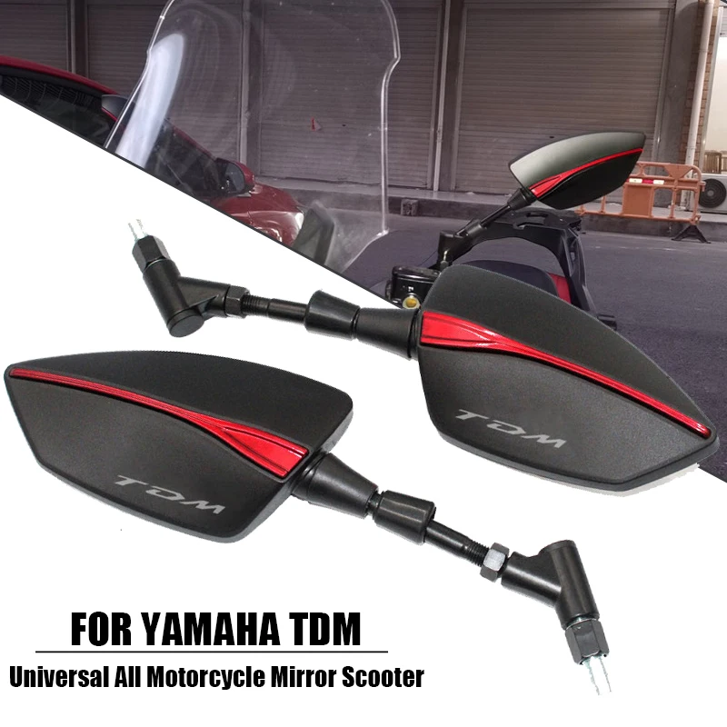 

With LOGO TDM For YAMAHA TDM850 TDM900 TDM 850 900 All Years Aluminum CNC Motorcycle Side Mirror rearview Mirrors