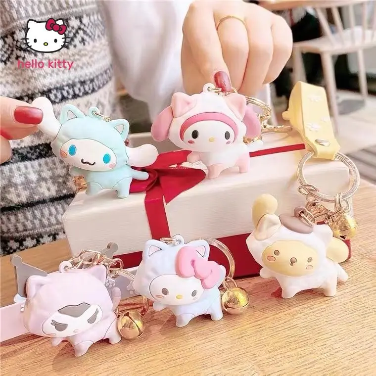 

Брелок для ключей Takara Tomy Cinnamoroll Babycinnamoroll, креативный брелок, милый брелок для ключей, игрушечный брелок для сумки, брелок