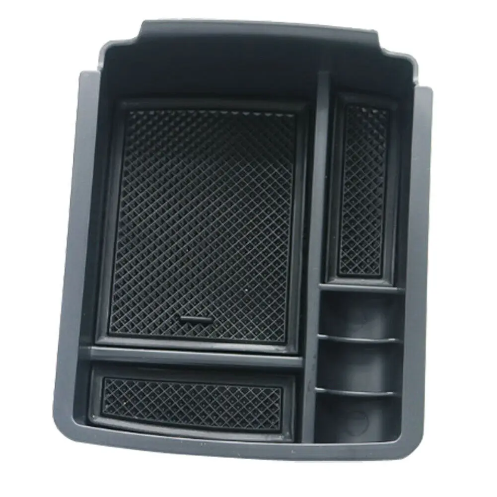 

Armrest Container Car Center Console Tray Black ABS plastic Classic Durable Practical Useful
