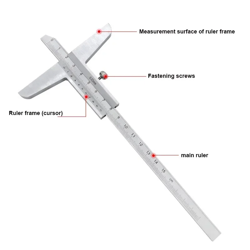 0-150 мм штангенциркуль глубины 0 02 прецизионный деревообрабатывающие