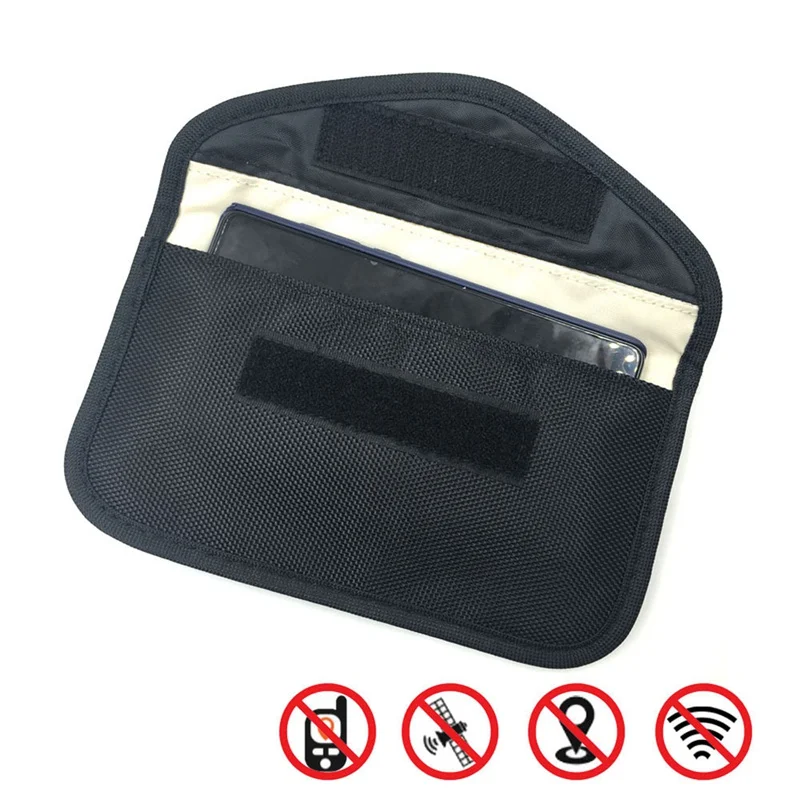 

Signal Blocking Bag Card Car Keys Case Signal Blocker Bag RFID Shielding Key Credit Card Bags Organizer for Privacy Protection