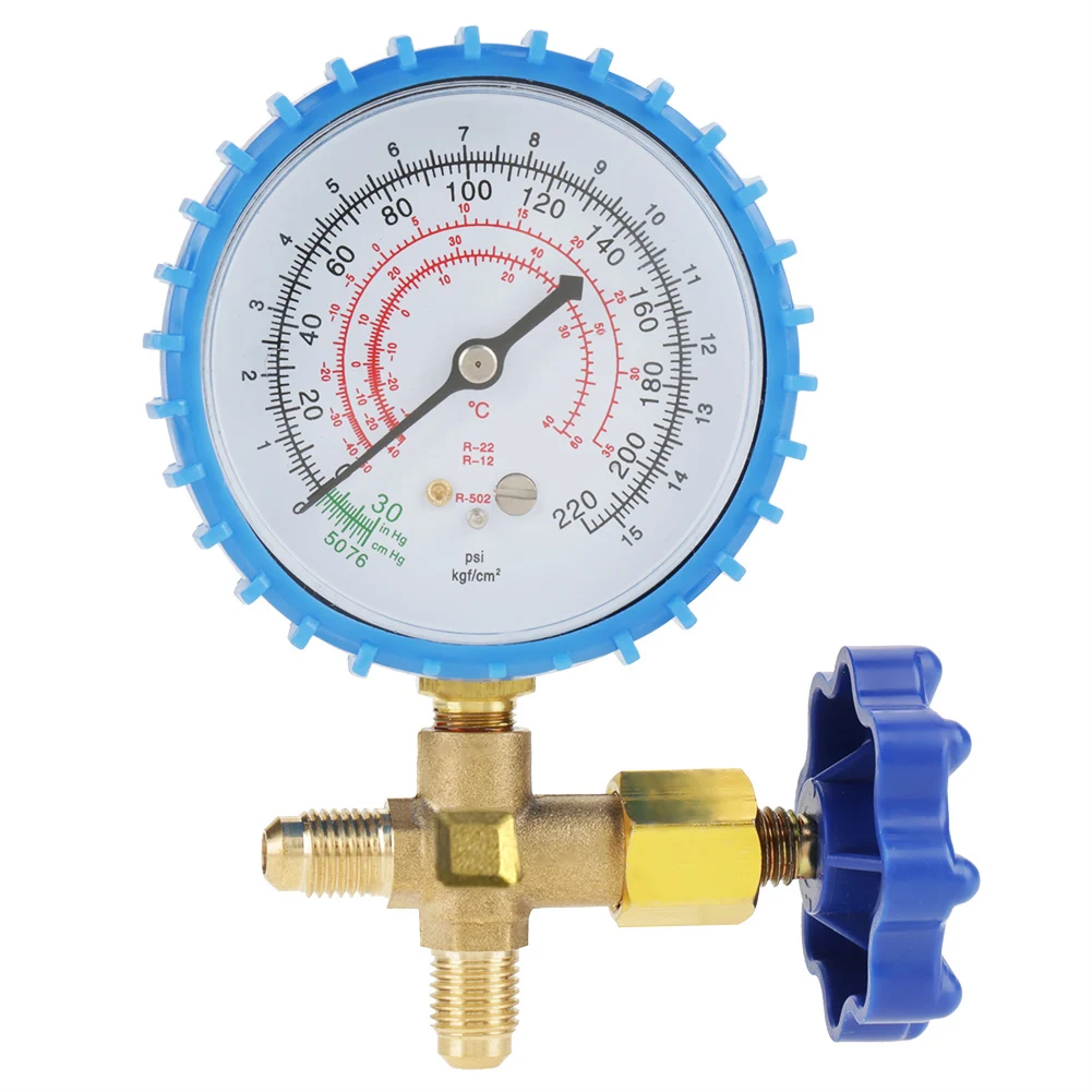 

Air Conditioning Refrigerant Recharge Pressure Gauge Manometer Fit for R410A R22 R134A R404A