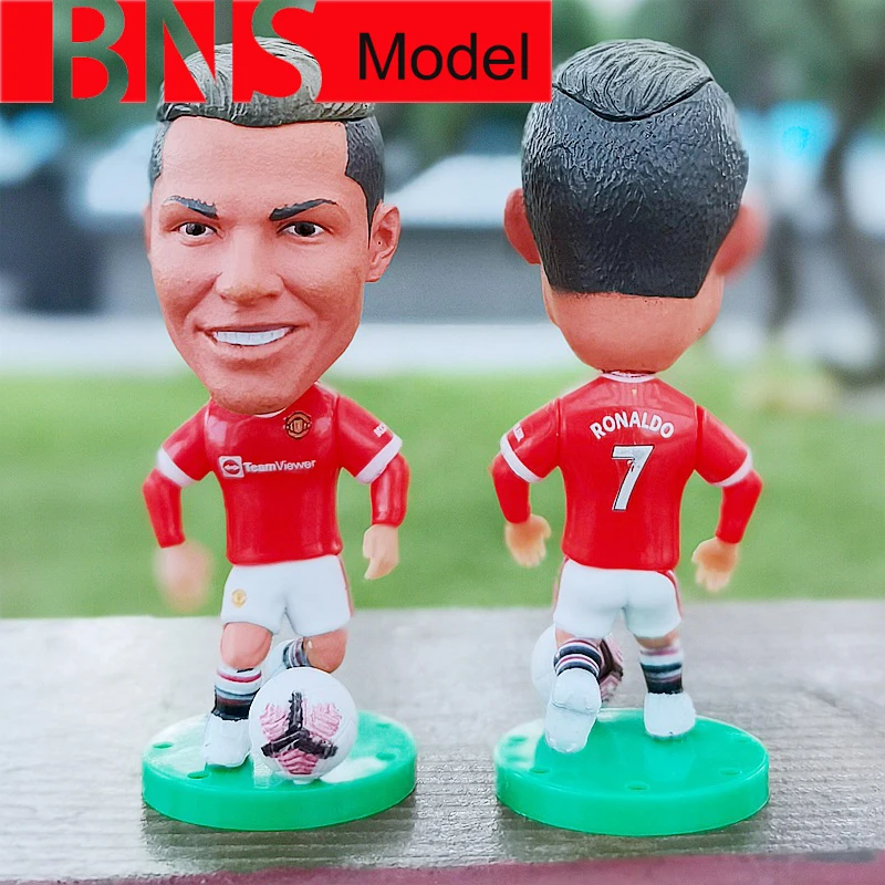 

6.5CM Football Player Mini Dolls Soccer Figure Toy PVC Action Figurine Sports Jewelry Doll For Gift Collection