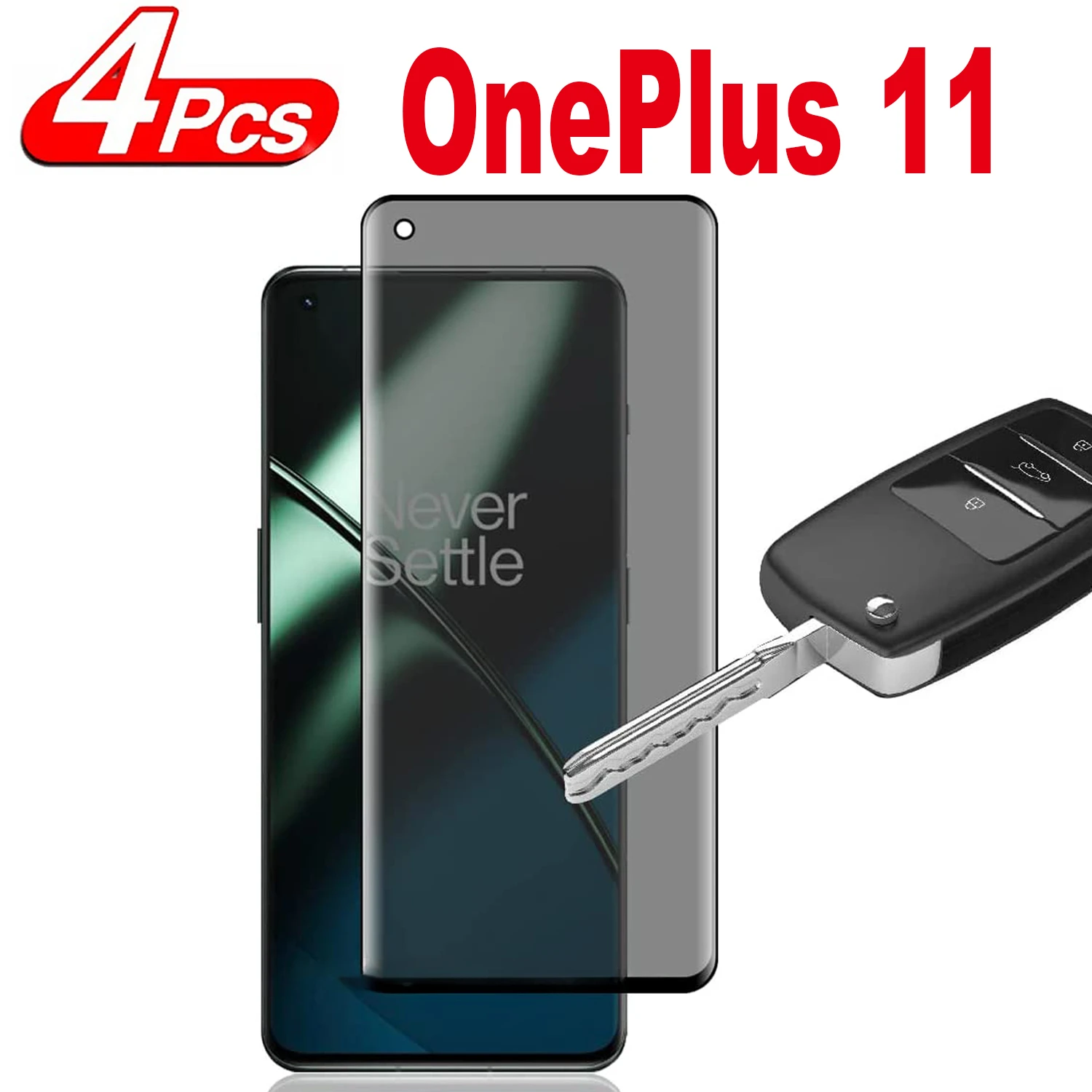 2/4 шт. антишпионское закаленное для 11 12 10 OnePlus 9 Pro Защитное стекло экрана