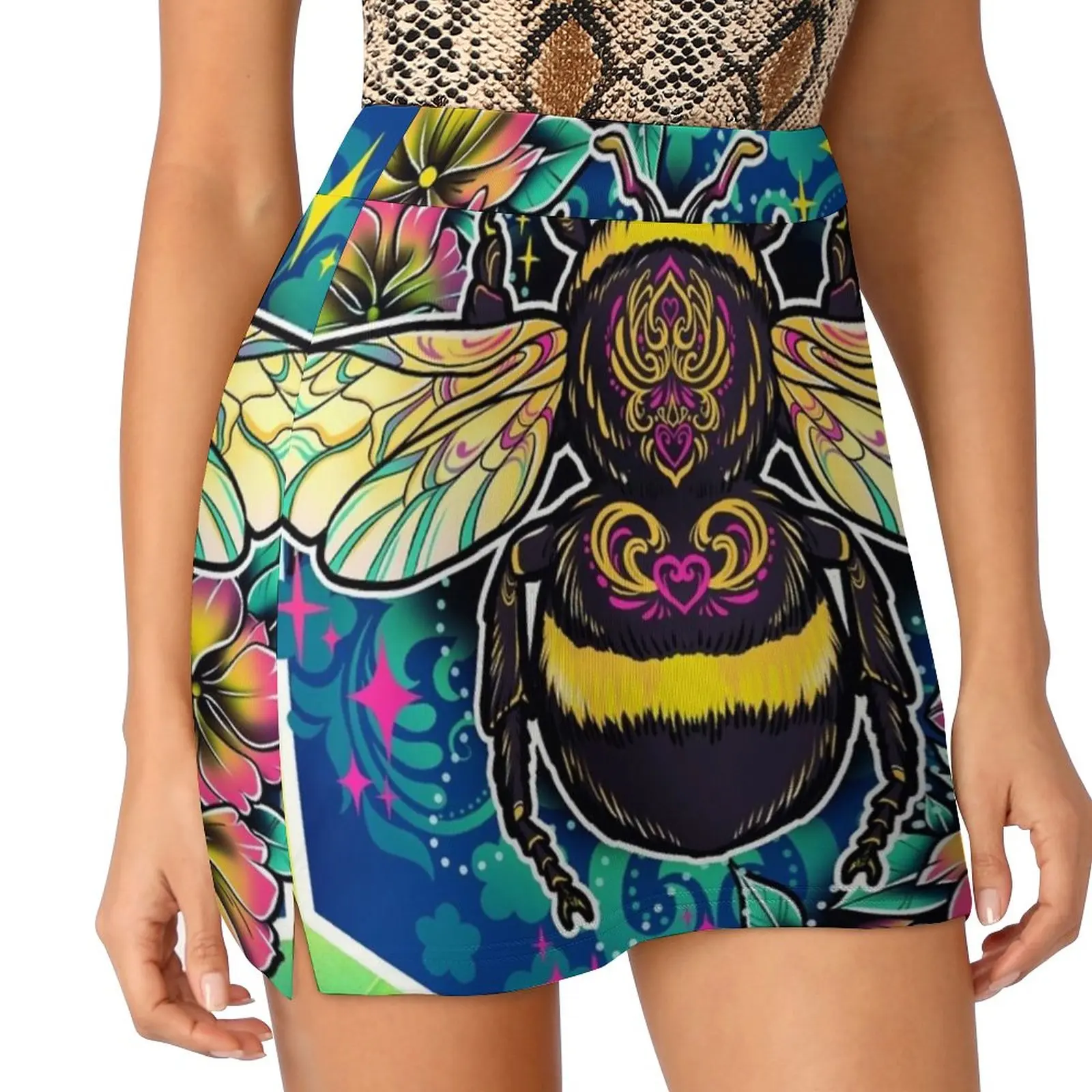 Женская юбка Эстетические юбки Новая мода Короткие Цифровой рисунок Вектор Adobe