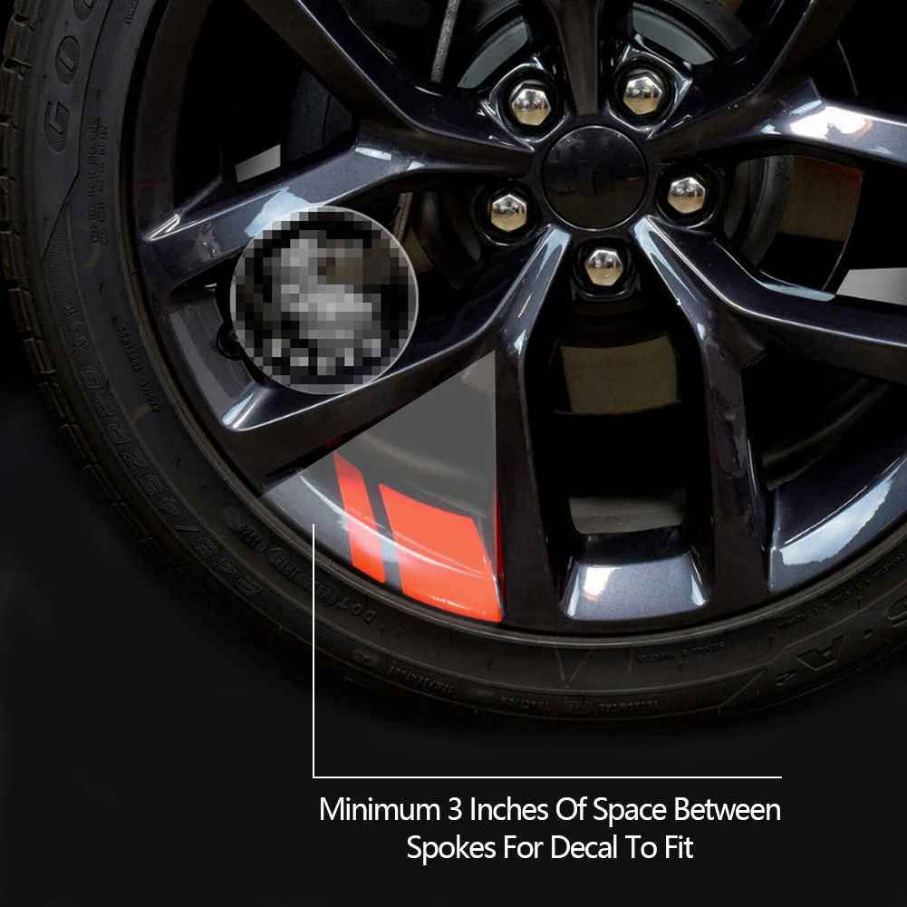 Автомобильные 6 шт. светоотражающие наклейки на обод колеса ступицу для Mercedes Benz