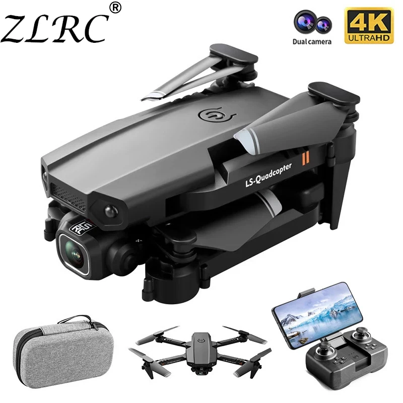 ZLRC Новый мини-Дрон XT6 4K 1080P HD камера Wi-Fi Fpv давление воздуха удержание высоты складной Квадрокоптер RC Дрон игрушка подарок VS E520