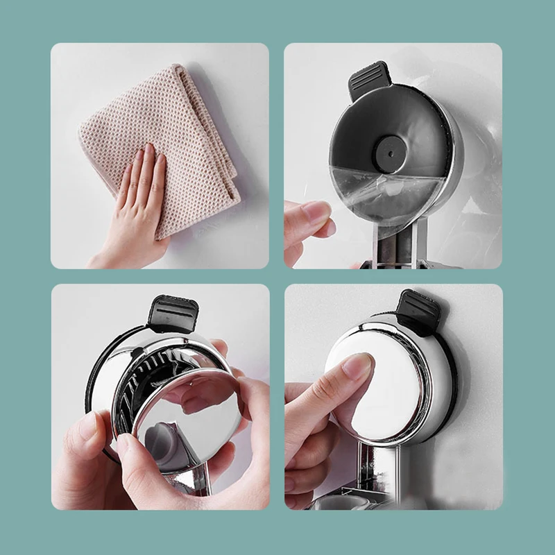 НОВАЯ душевая лейка поддерживает 360 ° регулируемая присоска настенный ручной