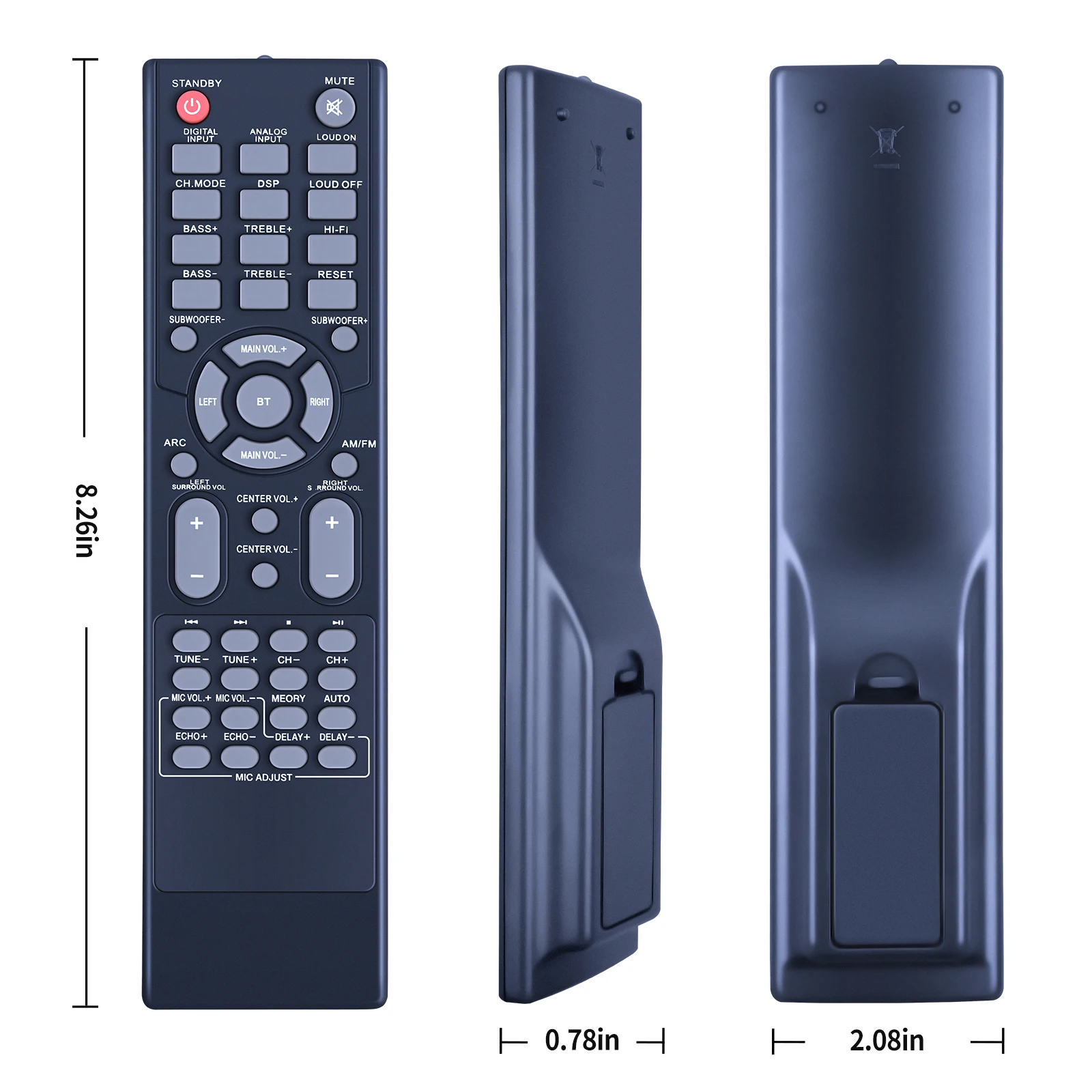 Пульт дистанционного управления PT694BT для 5.2-канального Hi-Fi Bluetooth домашнего