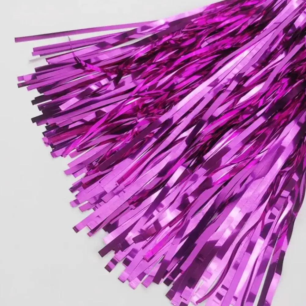 Помпоны для черлидинга с ручкой шарики золотые желтые розовые красные зеленые